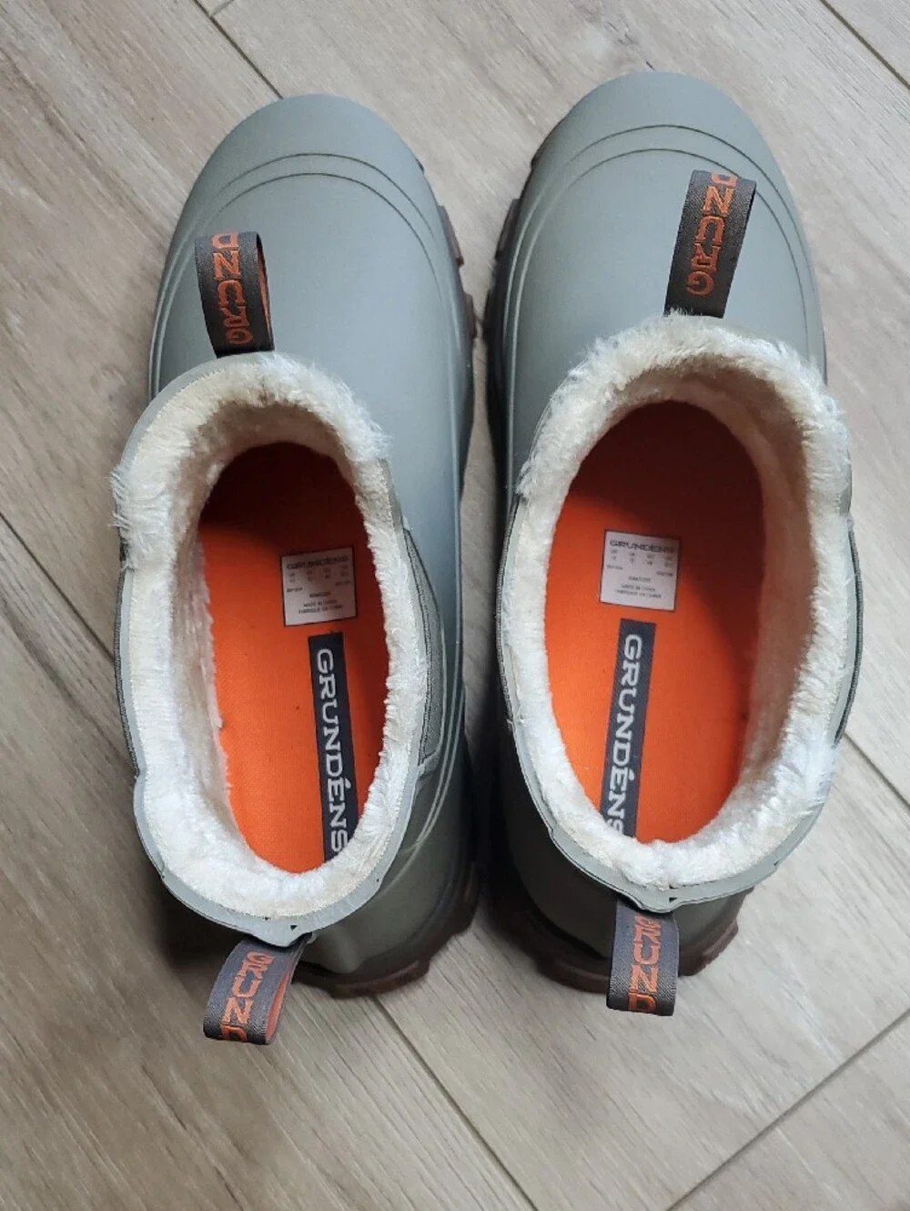 Grundens Deviation Sherpa Men's Insulated Slip-On Rain Ankle Boots Size 13